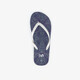Dames teenslippers met print blauw