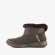 Slip-Ins On The Go gevoerde dames boots bruin