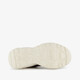 Meisjes dad sneakers met panterprint details beige zwart