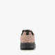 Meisjes sneakers met airzool en panterprint bruin