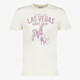 Unsigned heren T-shirt met opdruk wit