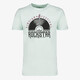 Heren T-shirt met opdruk lichtblauw