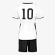 Tweedelige kinder sport set wit zwart