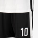 Tweedelige kinder sport set wit zwart