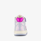 Hoge meisjes sneakers met hartje lila