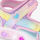 Meisjes sandalen met lichtjes pastel