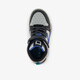 Hoge jongens sneakers grijs blauw