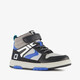 Hoge jongens sneakers grijs blauw