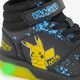 Hoge jongens sneakers met lichtjes zwart geel