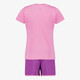 Meisjes sport set paars roze