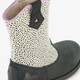 Leren meisjes western laarsjes zwart wit