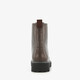 Dames veterboots bruin