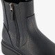 Dames boots met croco print zwart