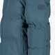 Gewatteerde jongens winterjas blauw