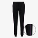 Dames trainingsbroek met paars roze biezen zwart