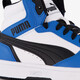 Rebound V6 Mid hoge jongens sneakers blauw wit