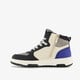 Hoge jongens sneakers zwart grijs