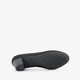 Dames pumps met H leest zwart