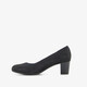 Dames pumps met H leest zwart