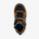 Hoge jongens sneakers bruin blauw