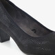Dames pumps met H leest zwart