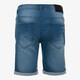 Heren denim short medium blauw