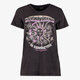 TwoDay dames T-shirt acid wash zwart met opdruk
