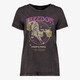 TwoDay dames acid T-shirt met opdruk zwart