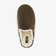 Heren pantoffels met teddy voering bruin