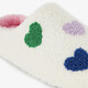 Dames pantoffels multicolor met hartjes
