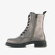 Dames veterboots zilver