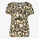 TwoDay dames top met print beige groen