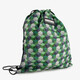 Minecraft kinder gymtas zwart groen