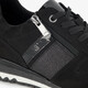 Dames sneakers met lak zwart