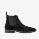 Suede heren Chelsea boots zwart