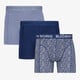Heren boxershort 3 pack blauw