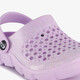 Meisjes klompen met glitters lila