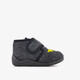 Jongens pantoffels met gele truck grijs