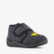 Jongens pantoffels met gele truck grijs