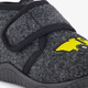 Jongens pantoffels met gele truck grijs