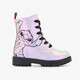 Meisjes veterboots zilver roze