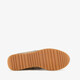 Dames sneakers met slangenprint beige goud