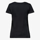 Dames T-shirt met cowgirl opdruk zwart