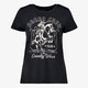 TwoDay dames T-shirt met cowgirl opdruk zwart