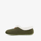 Gevoerde dames pantoffels groen