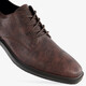 Heren veterschoenen slangenprint bruin