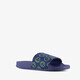 Kinder badslippers blauw met smiley