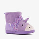 Unicorn pantoffels met antislipzool paars