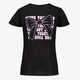 Meisjes T-shirt met backprint zwart