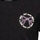 Meisjes T-shirt met backprint zwart